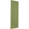 Ekena Millwork True Fit PVC San Juan Capistrano Mission Style Fixed Mount Shutters, Moss Green, 15W x 56H, PR TFP001SJ15X056MG - alternate 4